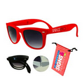 Foldable Sunglasses Red